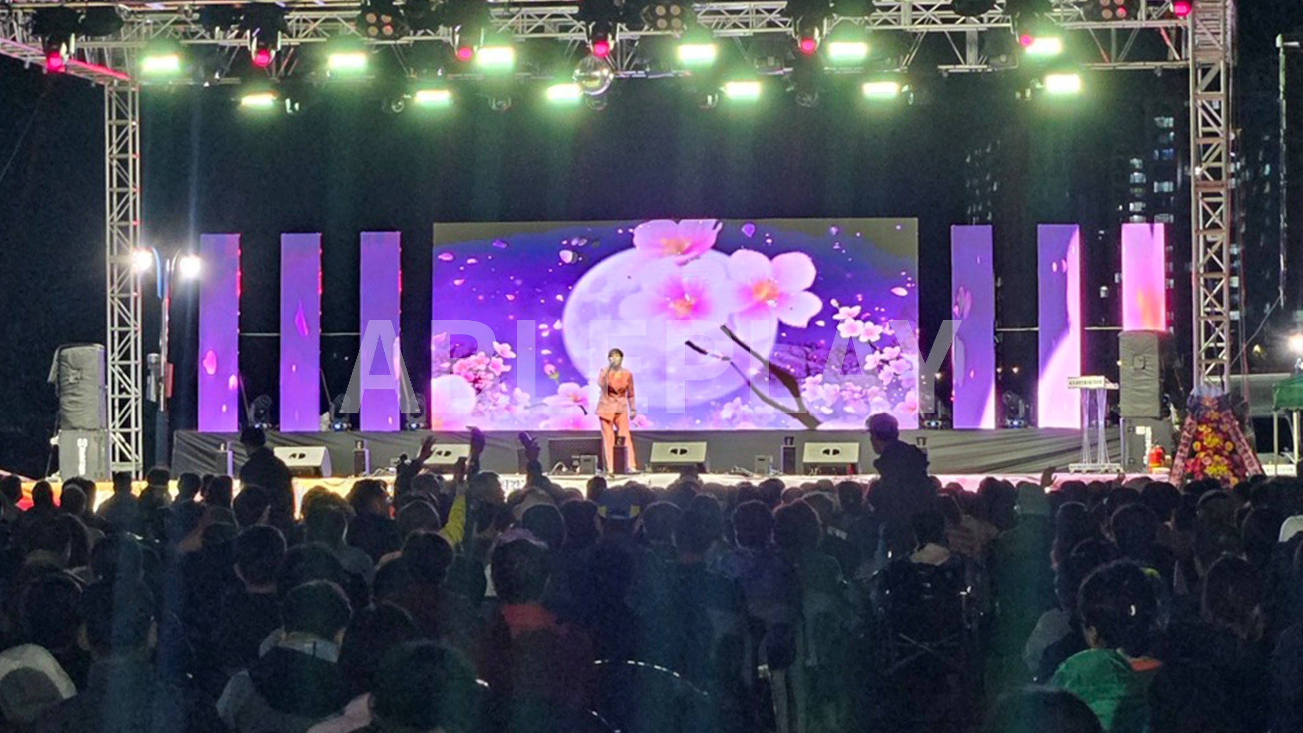 봄꽃축제 LED 설치