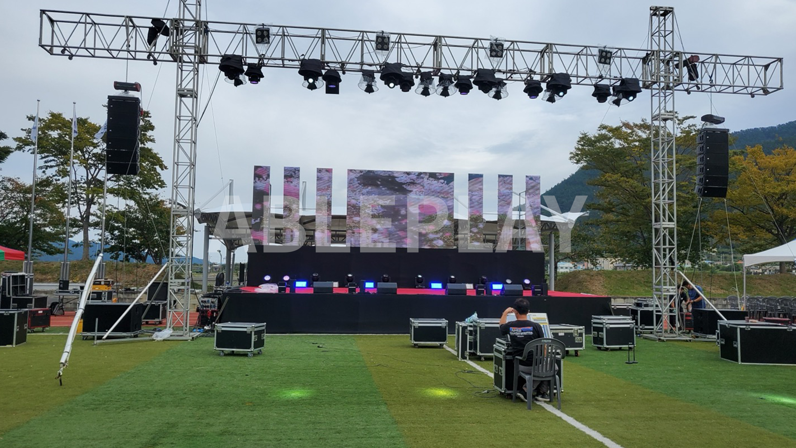 음악축제 LED 시스템